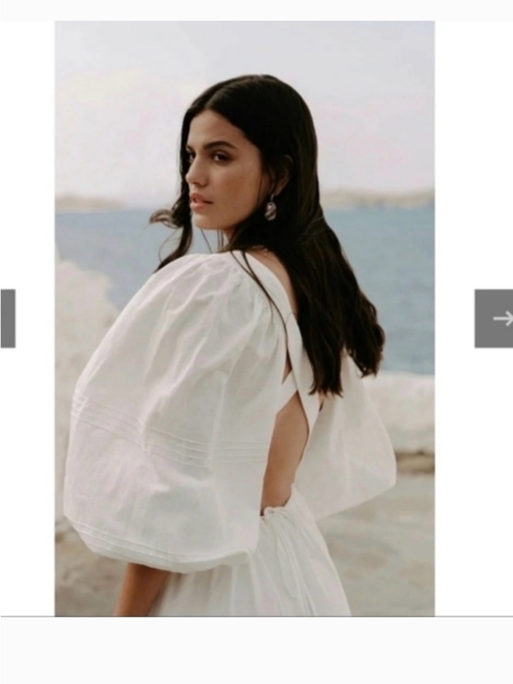 Shona Joy Cream Puff-Sleeve Tiered Maxi Dress - Picture 3 of 12